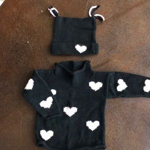 Z’Baby Cotton Sweater and Hat Set